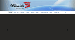 Desktop Screenshot of inceptionsound.com